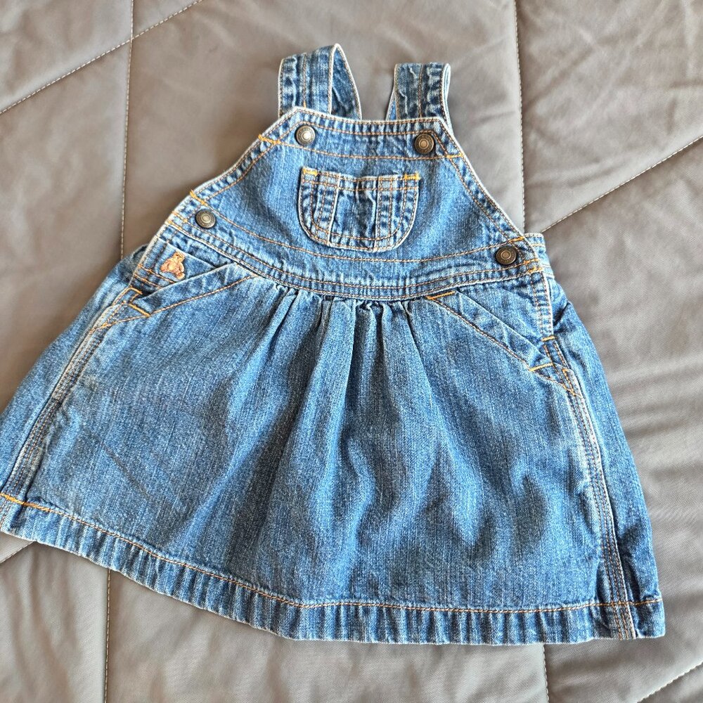Baby Gap denim  jean dress Newborn 0-3 months